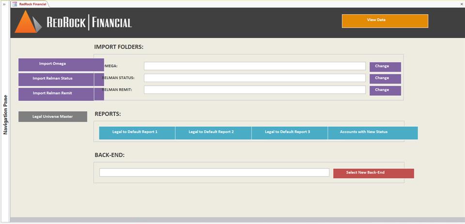 Redrock Financial Application