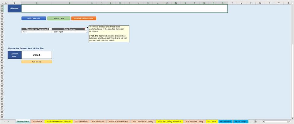 Excel Macro Development for Workbook Automation