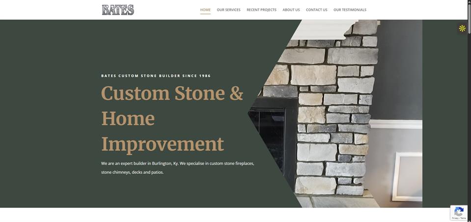 Bates Custom Stone Website Build