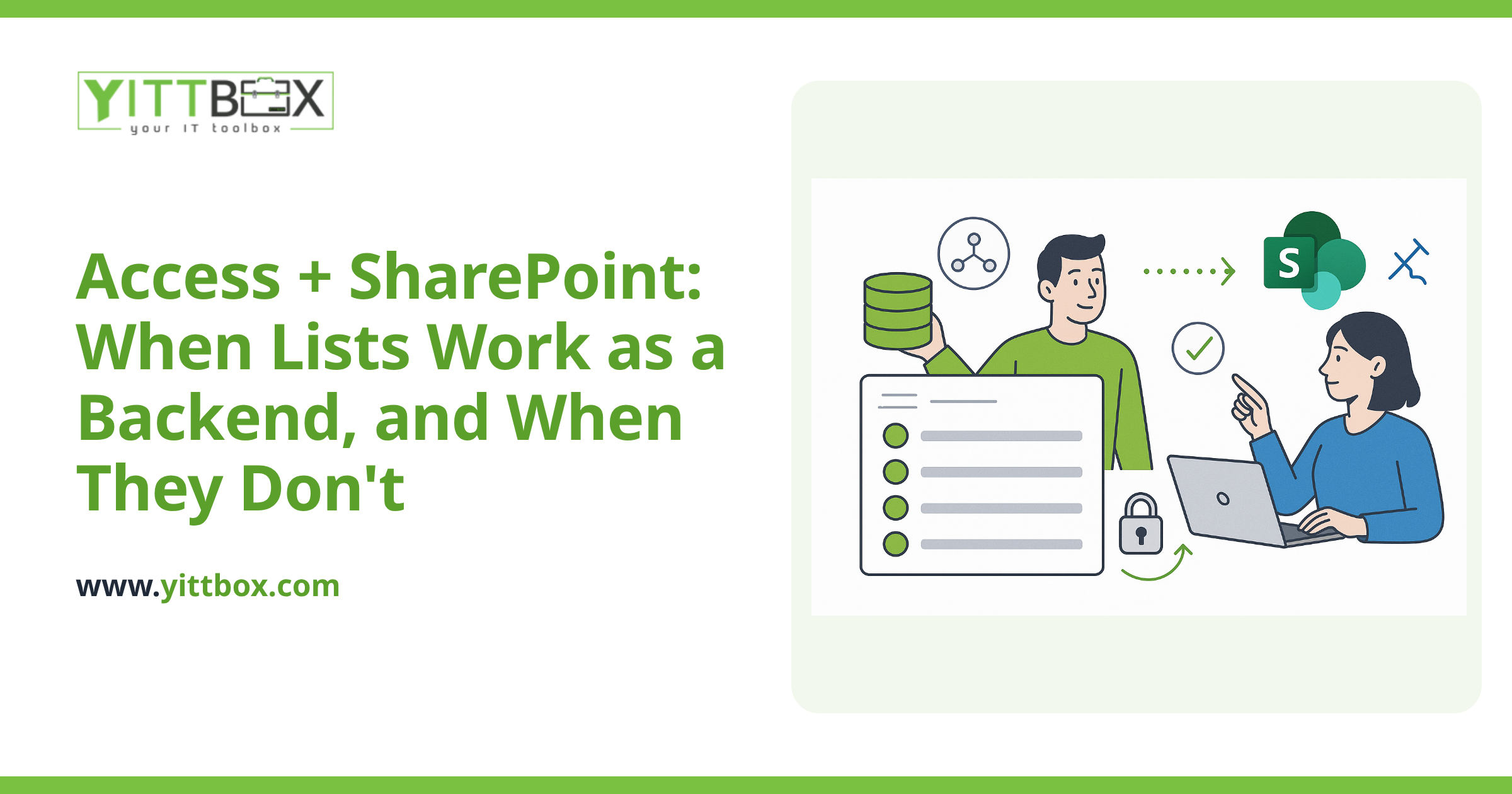 Access + SharePoint: When Lists Work as a Backend, and When They Don't