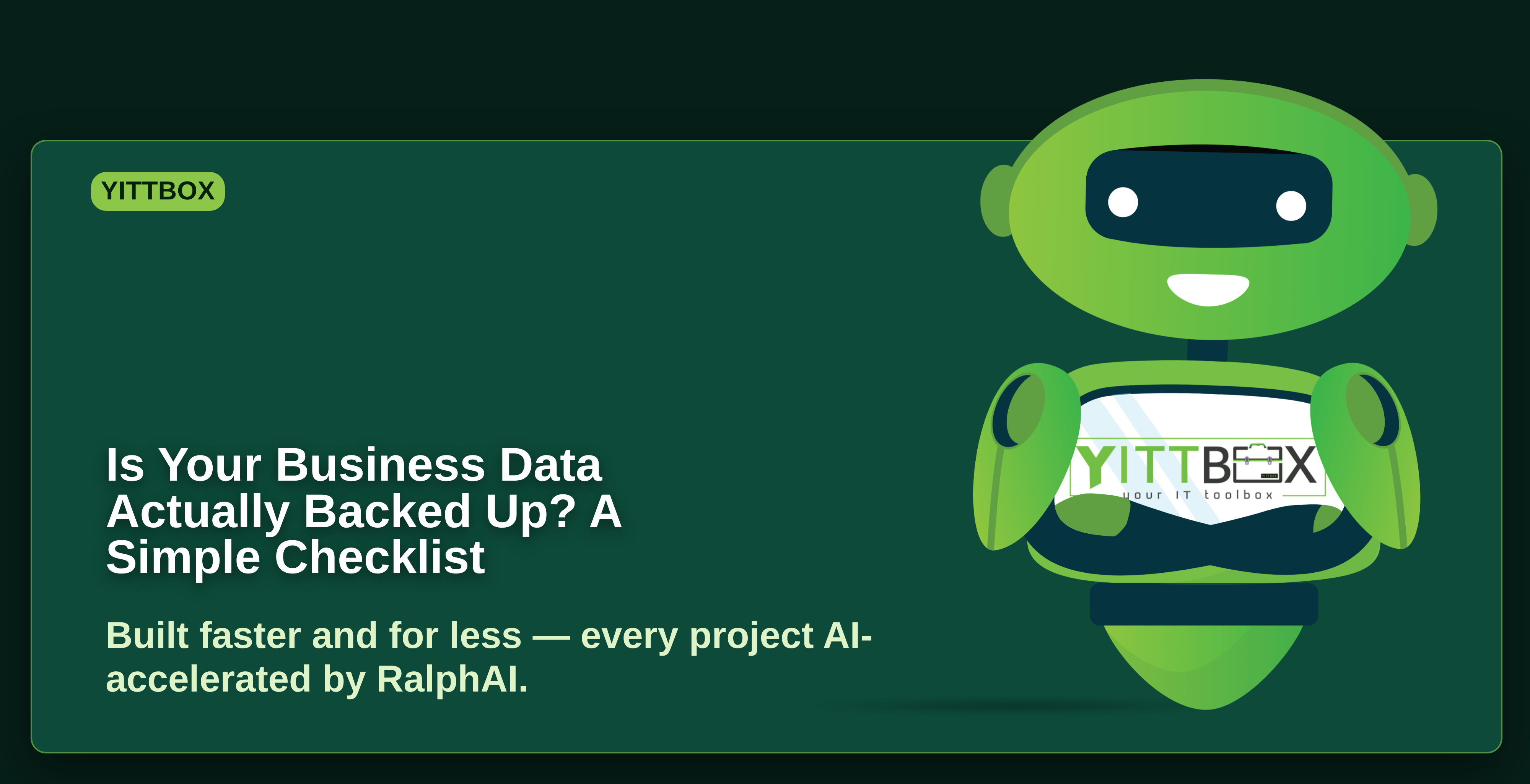 Is Your Business Data Actually Backed Up? A Simple Checklist