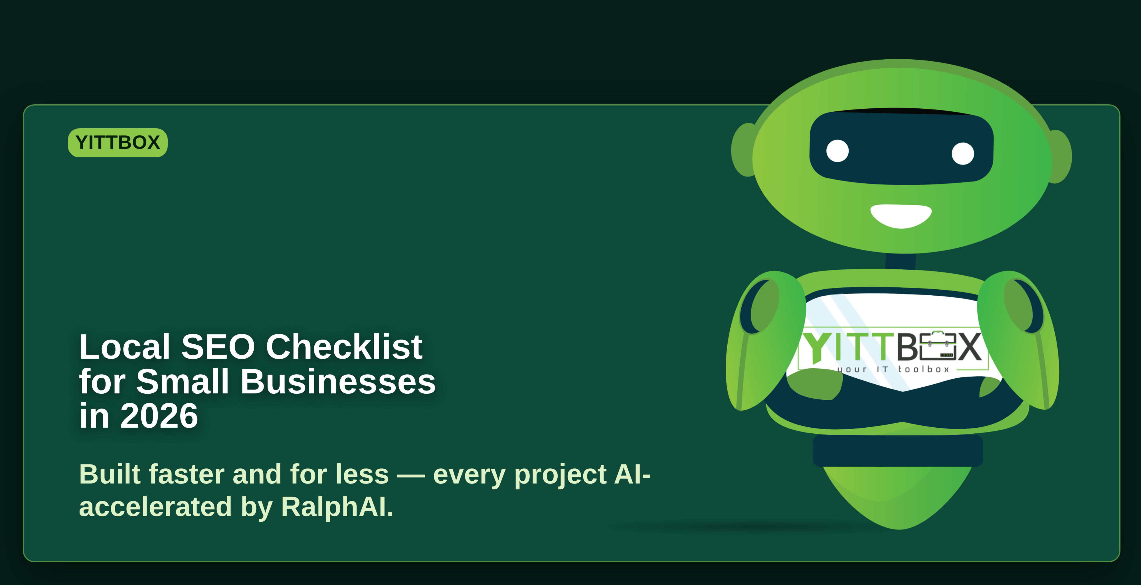 Local SEO Checklist for Small Businesses in 2026